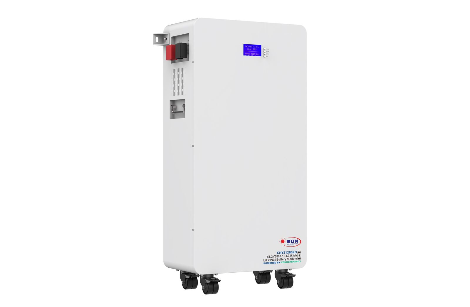 SUN 51.2V 280AH 14.34KWH A-GRADE LITHIUM BATTERY
