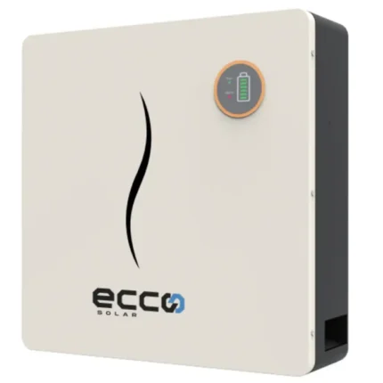 Ecco 51.2v 100ah 5.12 kWh Lithium Battery Wall-Mounted