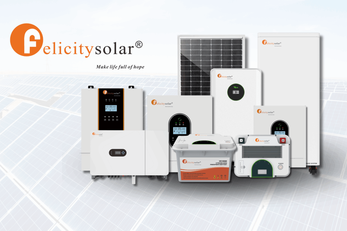 Felicity inverter and batteries collage