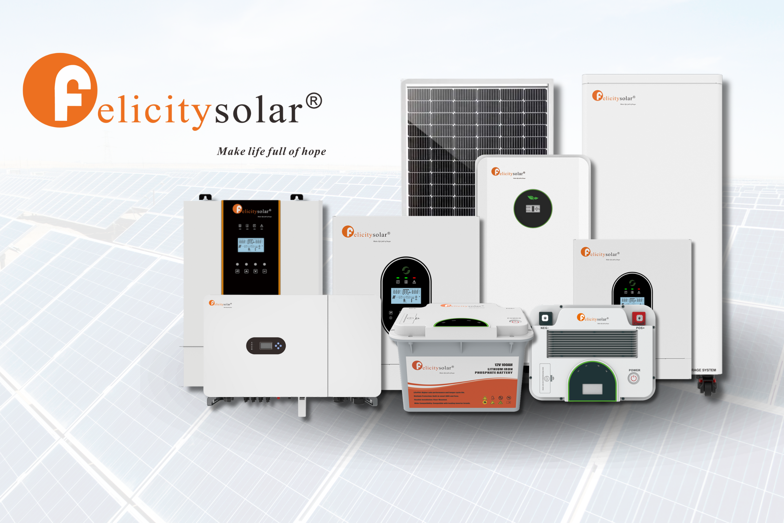 Felicity inverter and batteries collage