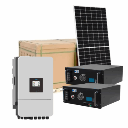 8kva Deye Hybrid inverter & 5.1kw Revov B100 with 8 x 595w JA Panels