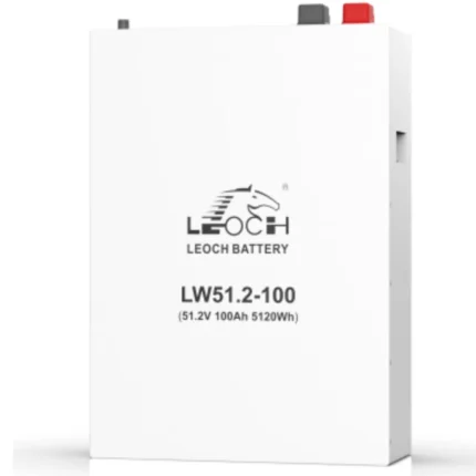 Leoch 51.2v 100ah 5.12kWh Lithium Battery LW51.2-100 Wall-Mounted